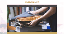 Desktop Screenshot of jordanmanufacturing.com