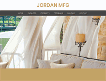 Tablet Screenshot of jordanmanufacturing.com